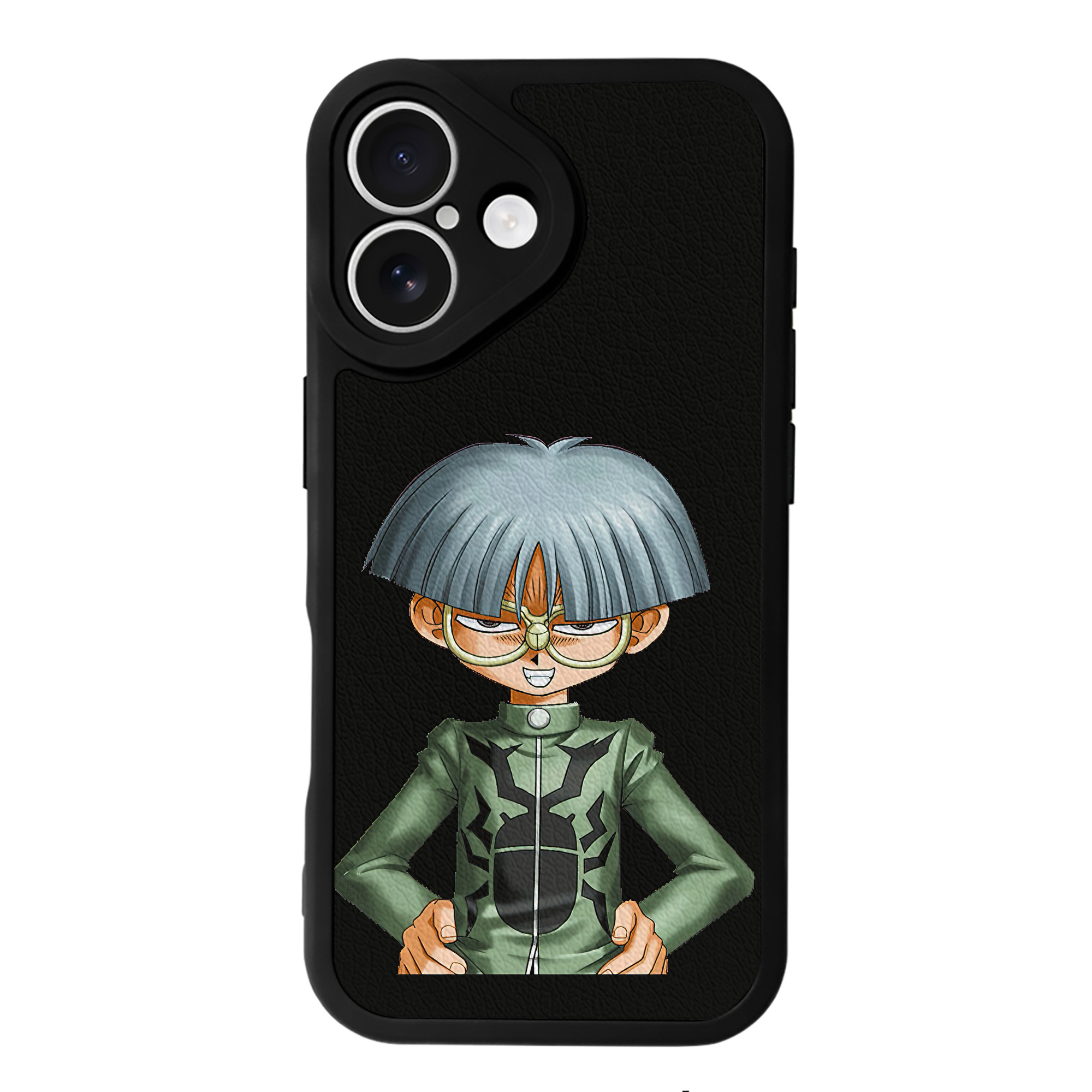遊☆戯☆王 Yu-Gi-Oh! 【iPhone 16シリーズ対応】シリコンスマホケース（レザー調） 材質：シリコン